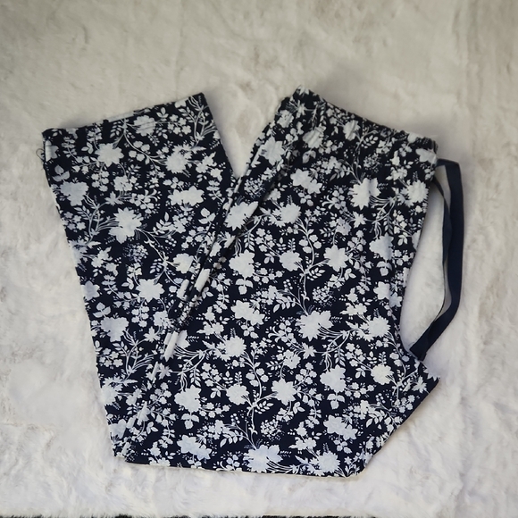 NWOT Lands' End Navy and White Pajamas - Picture 2 of 4